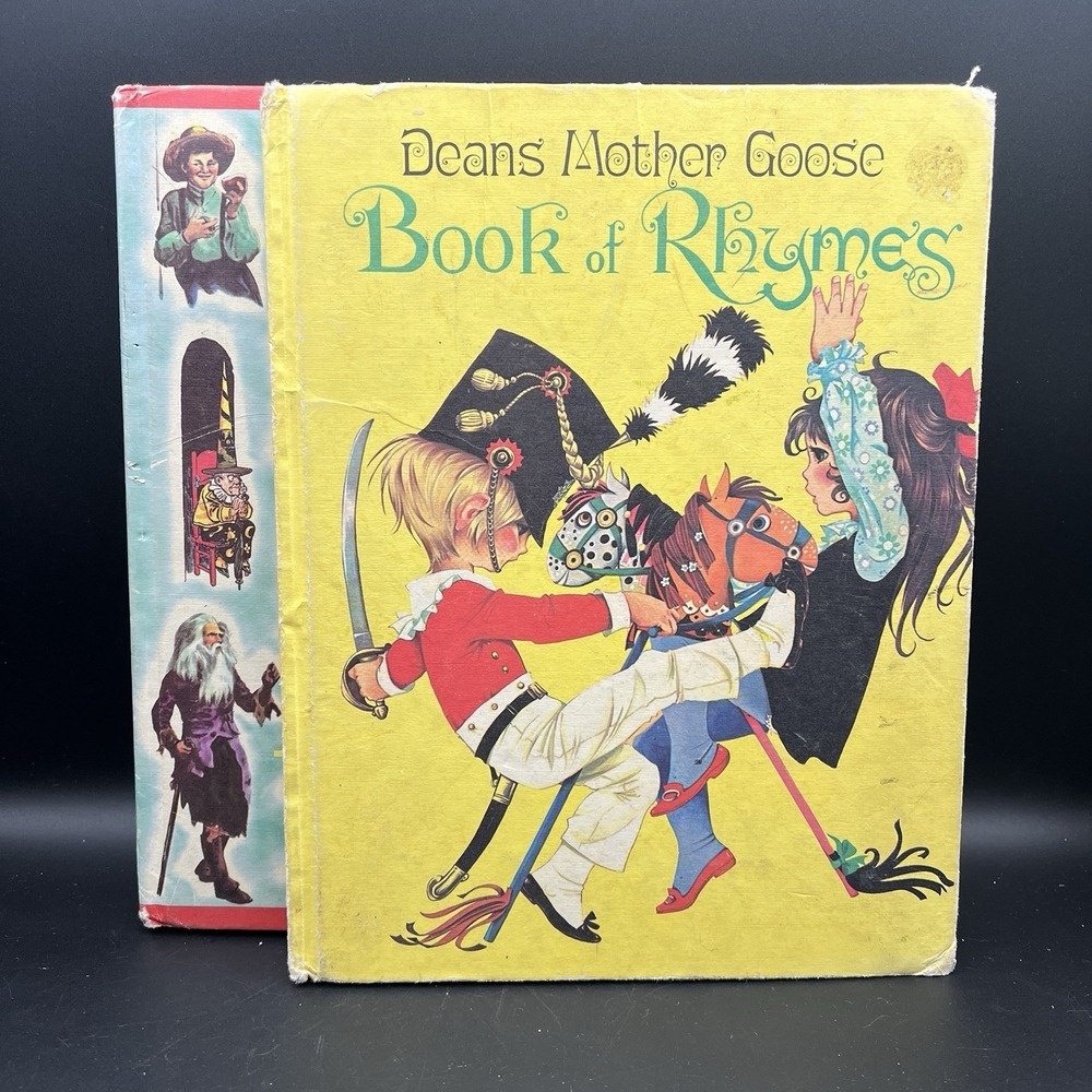 Deans Mother Goose Book Of Rhymes 1977 Edition Vintage‎ Hardcover Children Book